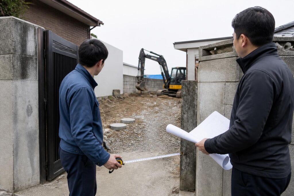 서울 구로구 굴착기 작업 범위와 현장 조건 이미지