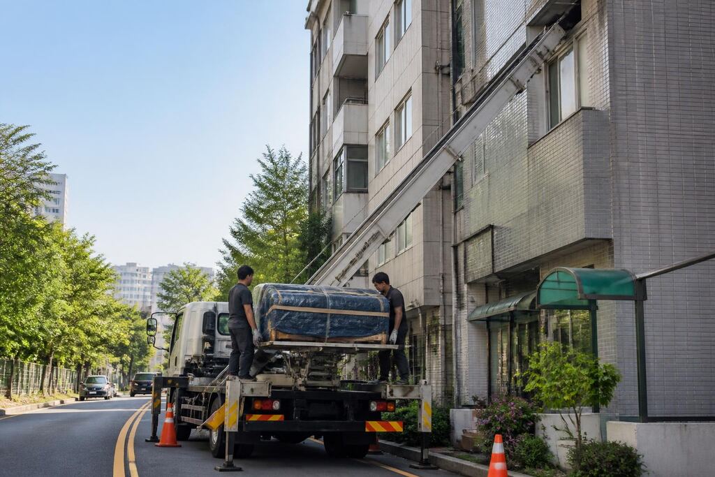 서울 마포구 사다리차 이미지