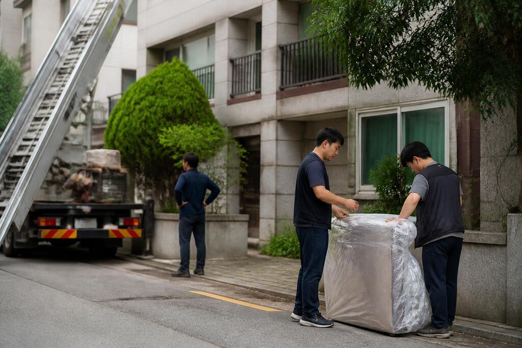 서울 동작구 사다리차 작업 범위와 현장 조건 이미지
