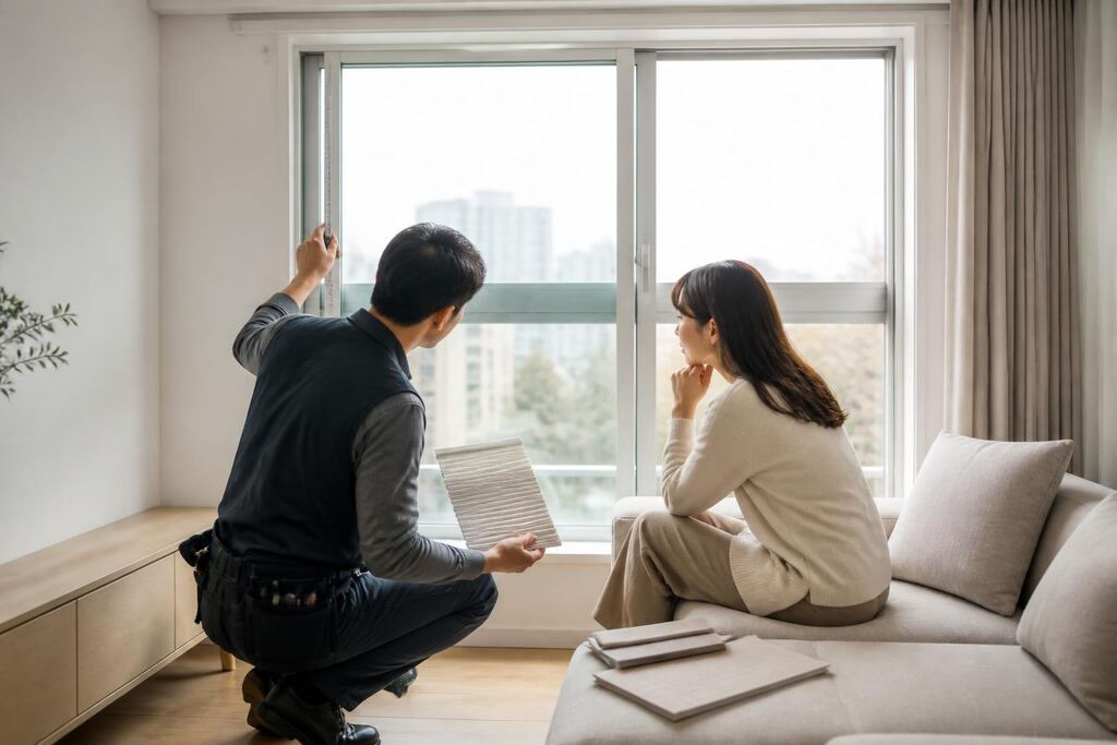 서울 성동구 블라인드 설치 이미지