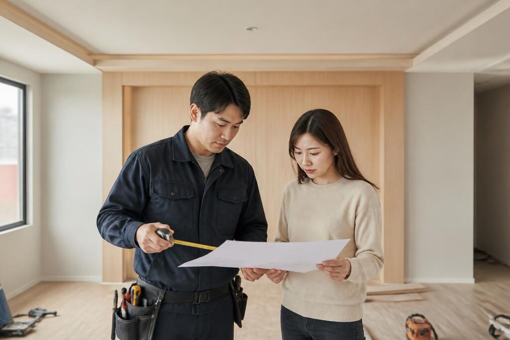 서울 중랑구 목공 시공 이미지