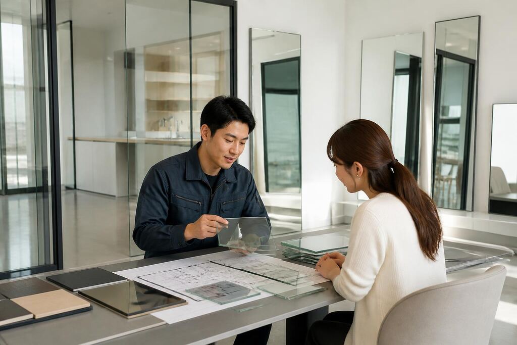 서울 성동구 유리·거울 시공 이미지