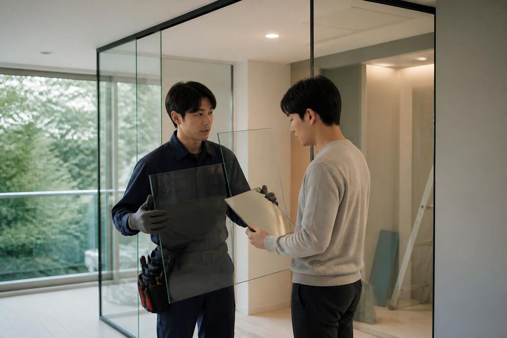 서울 강북구 유리·거울 시공 이미지