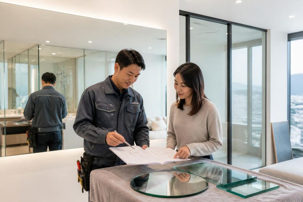 서울 강서구 유리·거울 시공 이미지