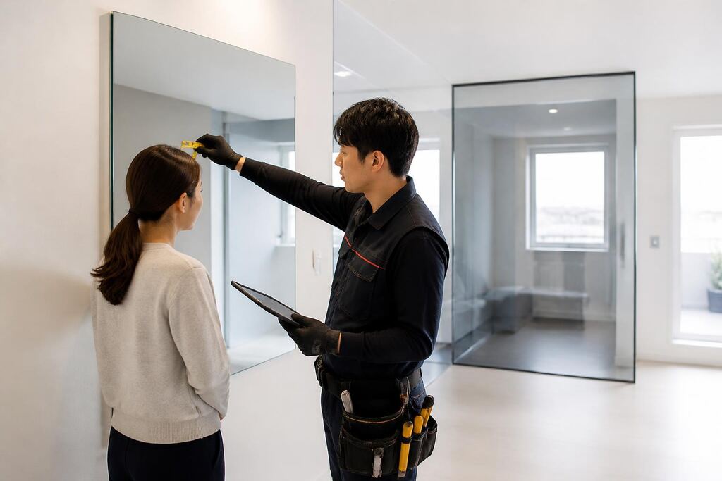 서울 서초구 유리·거울 시공 이미지