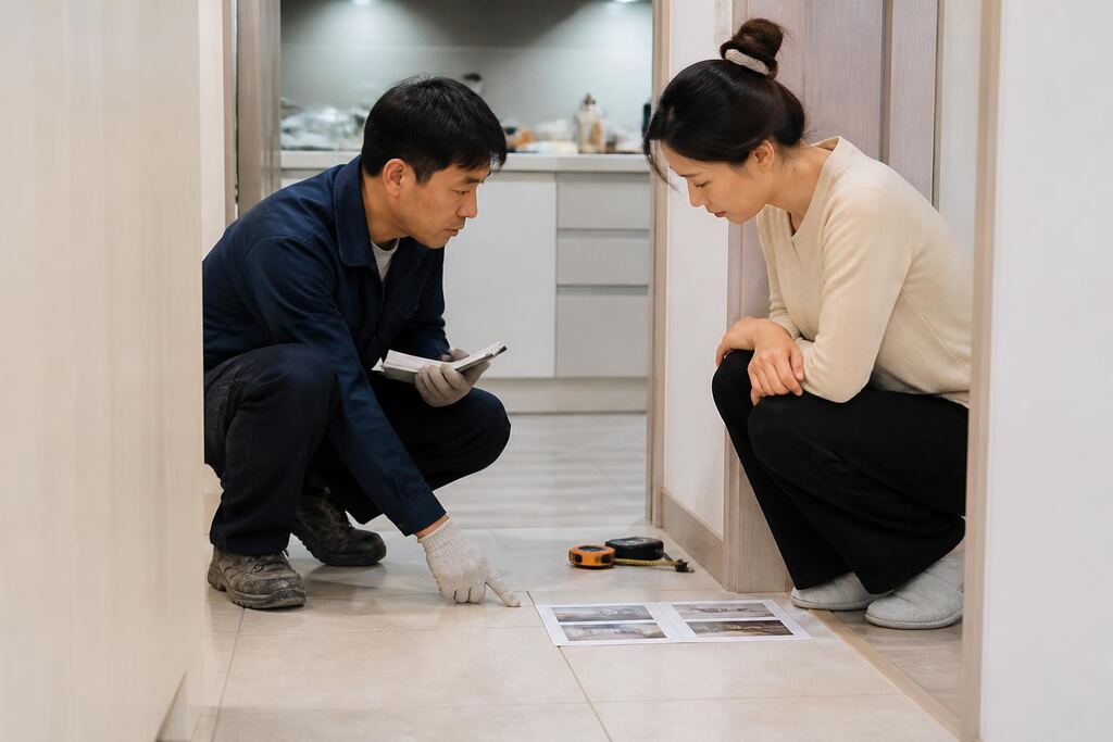 서울 강남구 줄눈 작업 범위와 현장 조건 이미지