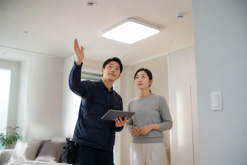 서울 관악구 조명 설치 이미지