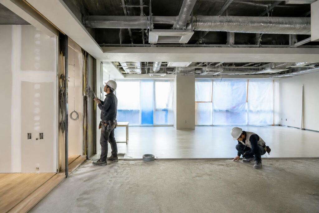 서울 용산구 사무실 인테리어 작업 범위와 현장 조건 이미지