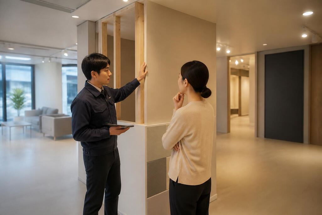 서울 광진구 가벽·칸막이 시공 이미지