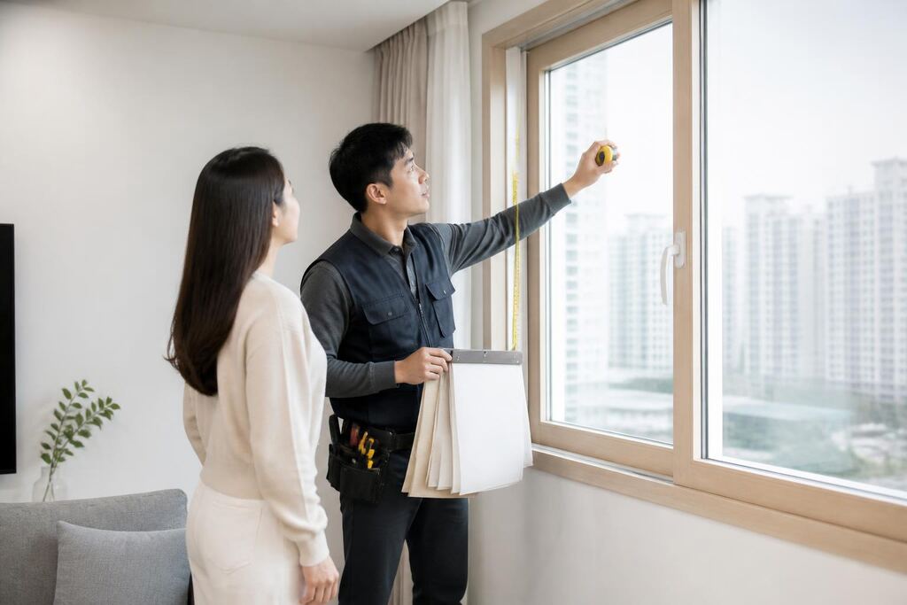 서울 강남구 롤스크린 설치 이미지