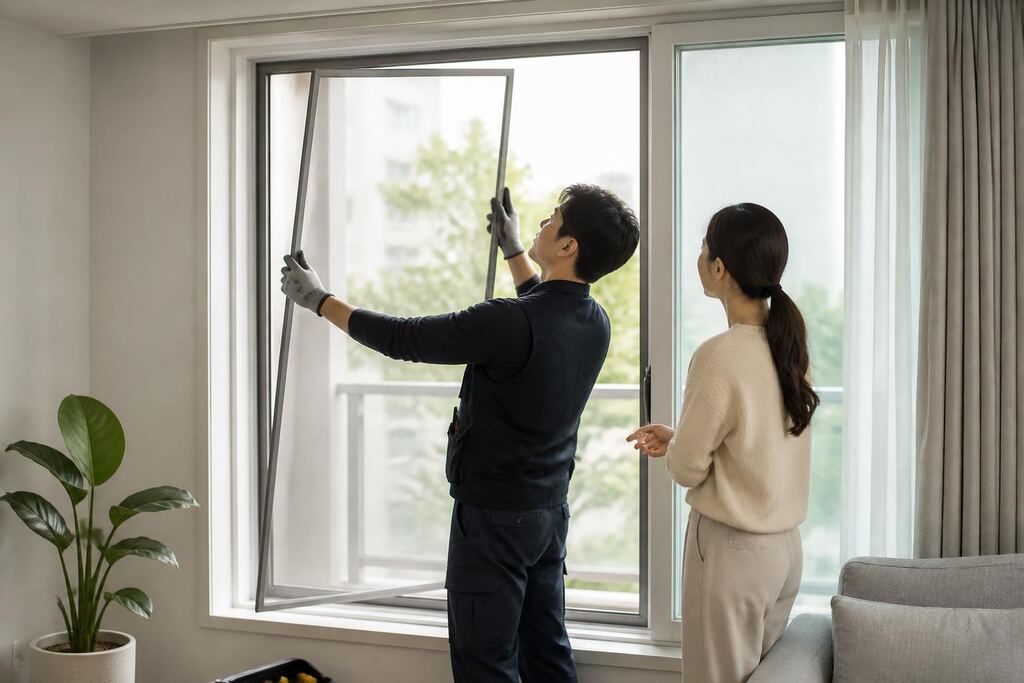 서울 중랑구 방충망 이미지