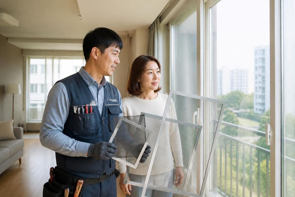 서울 은평구 방충망 이미지