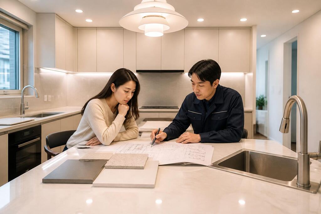 서울 동작구 싱크대 시공 이미지