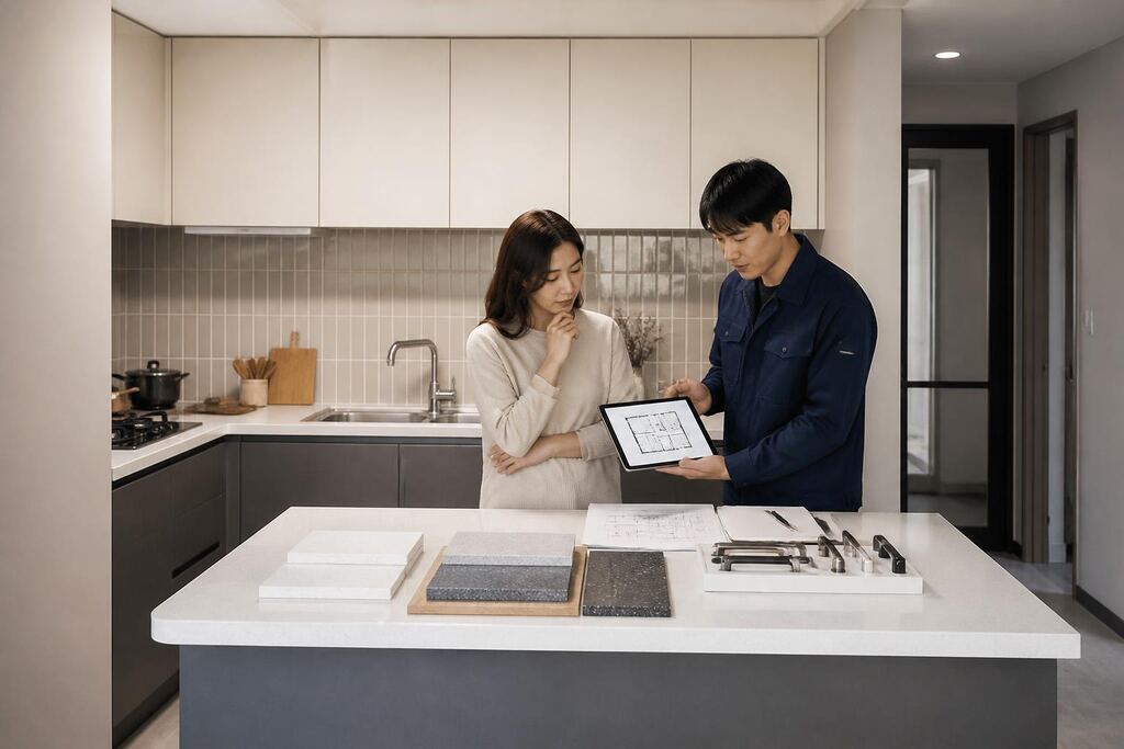 서울 송파구 싱크대 시공 이미지