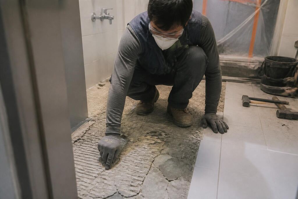 서울 용산구 타일 작업 범위와 현장 조건 이미지