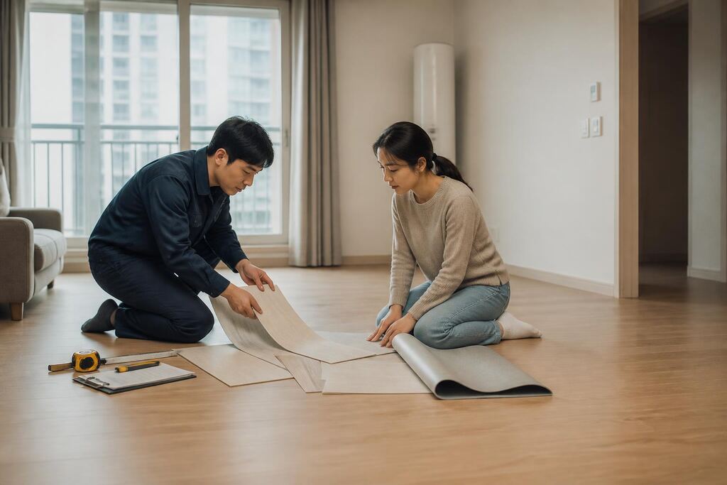 서울 광진구 장판 이미지