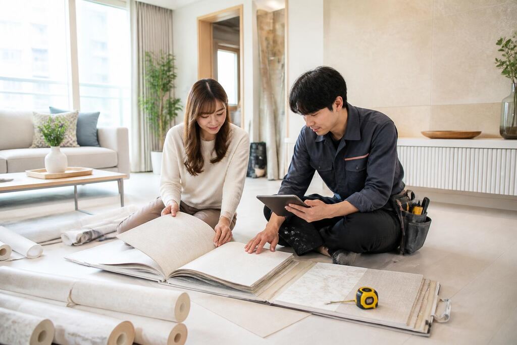서울 관악구 도배 이미지