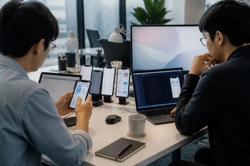 서울 중구 기존 앱 수정·개선 작업 범위와 현장 조건 이미지