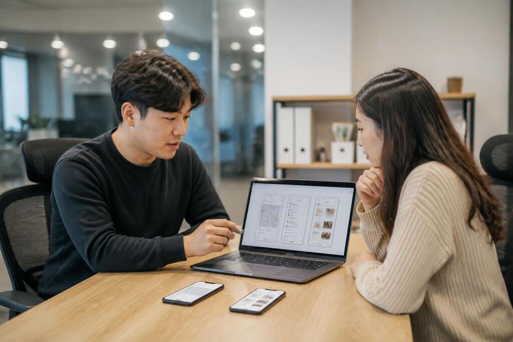 서울 용산구 기존 앱 수정·개선 이미지