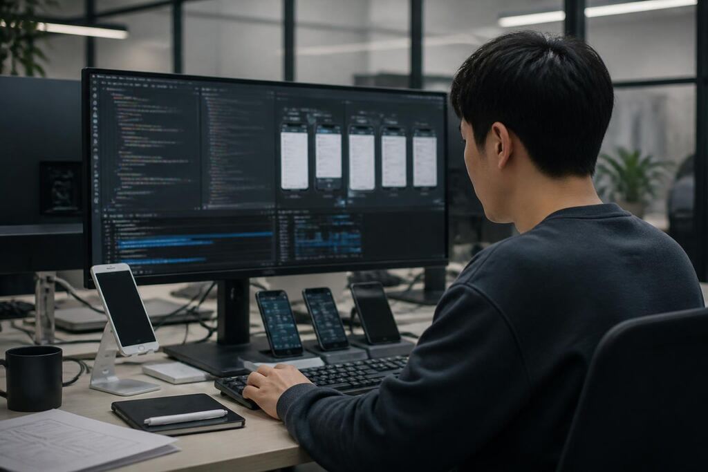 서울 동작구 기존 앱 수정·개선 작업 범위와 현장 조건 이미지