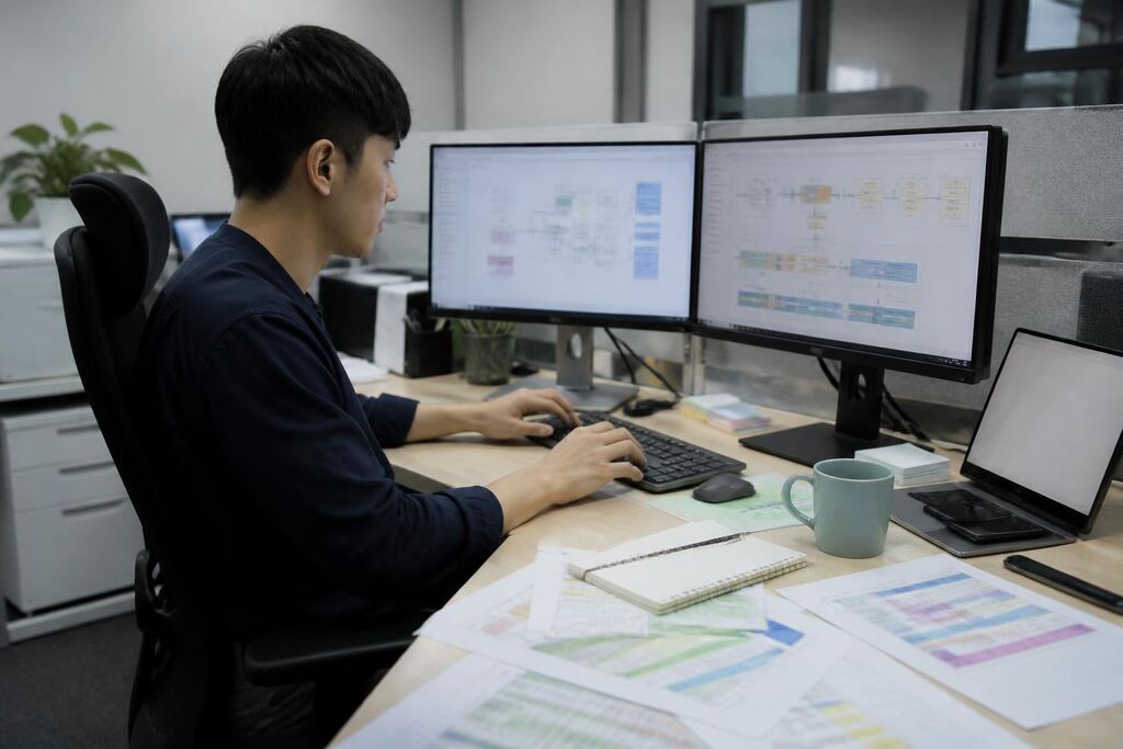 서울 강서구 업무 자동화 개발 작업 범위와 현장 조건 이미지
