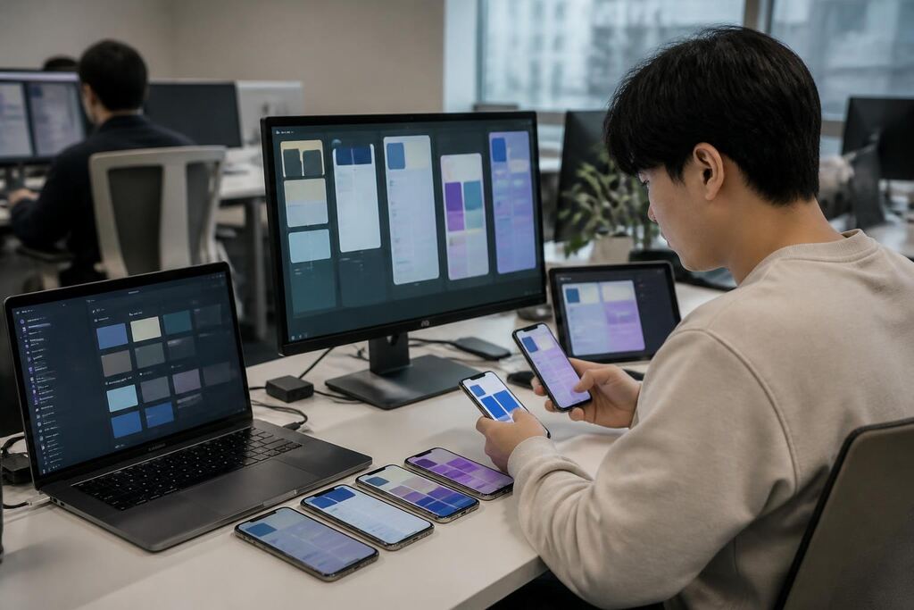 서울 성북구 모바일 앱 개발 작업 범위와 현장 조건 이미지