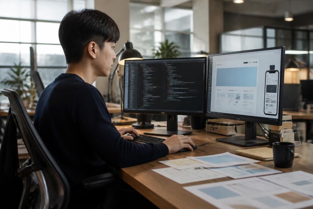 서울 성동구 웹 퍼블리싱 작업 범위와 현장 조건 이미지