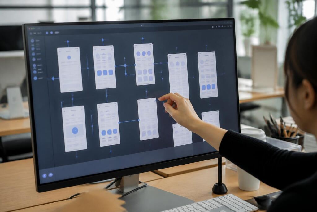 서울 중구 UI·UX 디자인 작업 범위와 현장 조건 이미지