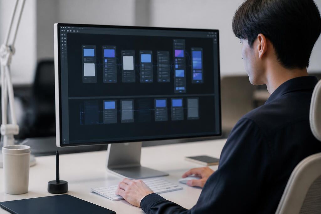 서울 중랑구 UI·UX 디자인 작업 범위와 현장 조건 이미지