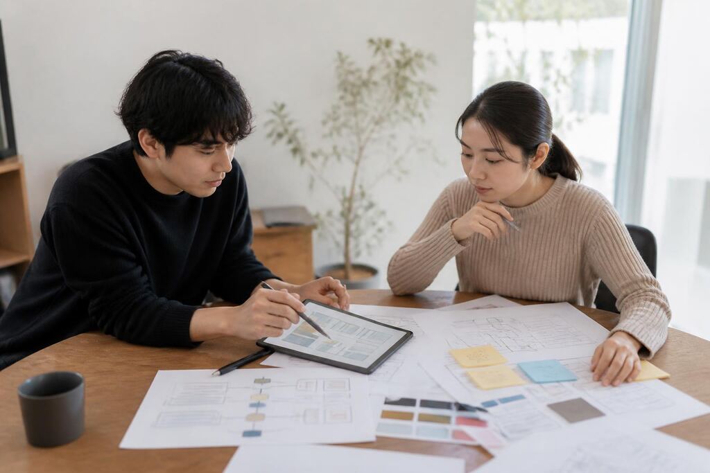 서울 강북구 UI·UX 디자인 작업 범위와 현장 조건 이미지
