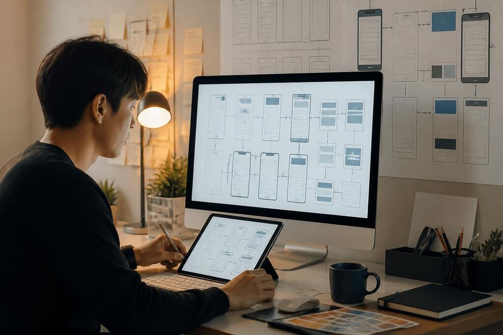 서울 도봉구 UI·UX 디자인 작업 범위와 현장 조건 이미지