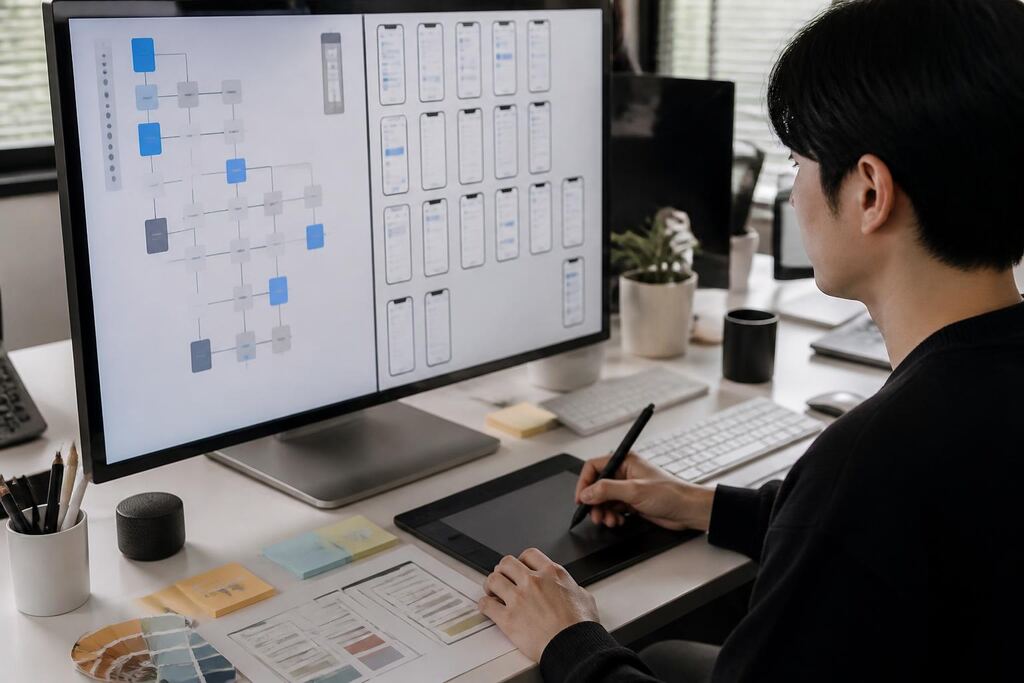 서울 양천구 UI·UX 디자인 작업 범위와 현장 조건 이미지