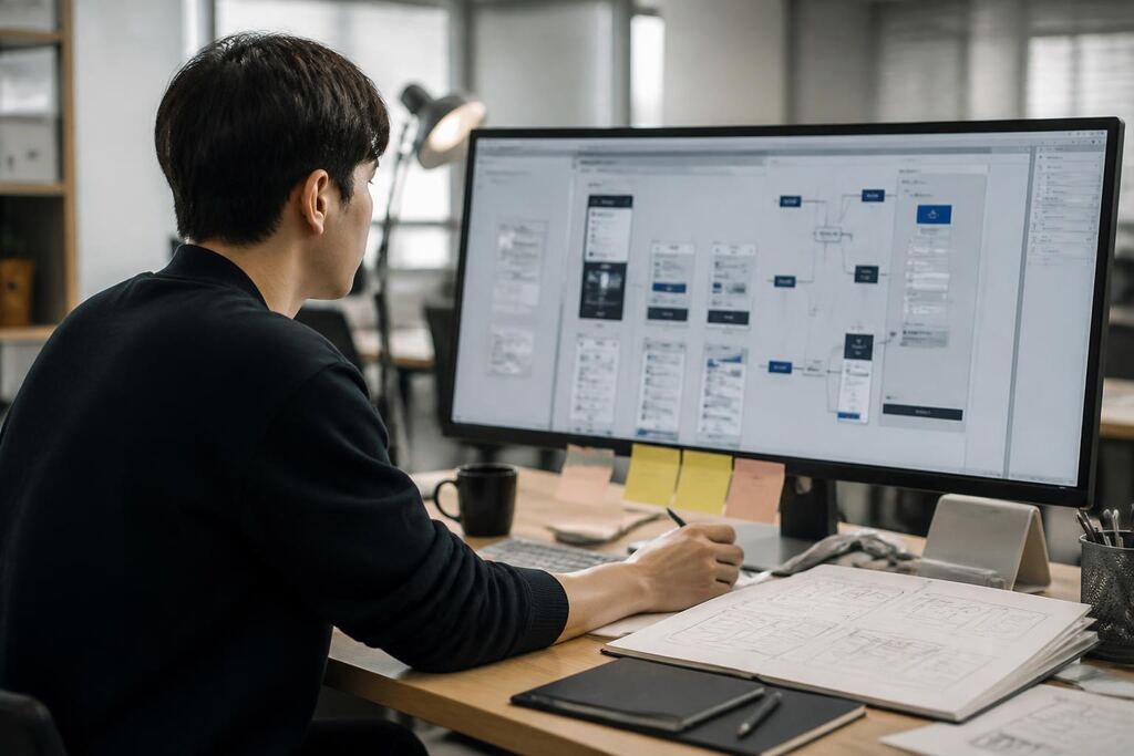 서울 강남구 UI·UX 디자인 작업 범위와 현장 조건 이미지