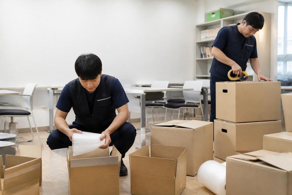 서울 성북구 사무실·사업장 이사 작업 범위와 현장 조건 이미지