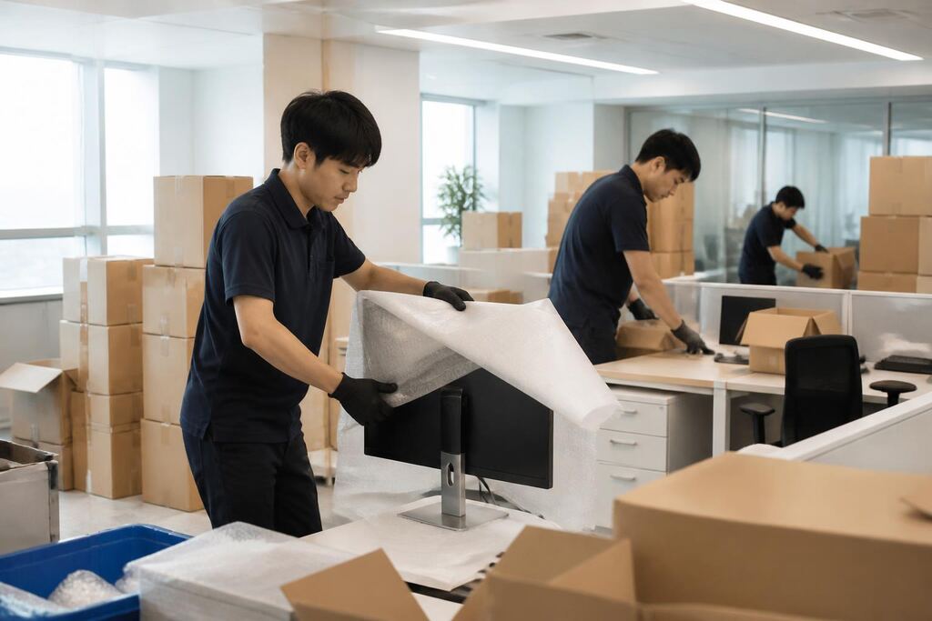 서울 노원구 사무실·사업장 이사 작업 범위와 현장 조건 이미지