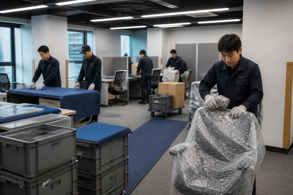 서울 강남구 사무실·사업장 이사 작업 범위와 현장 조건 이미지