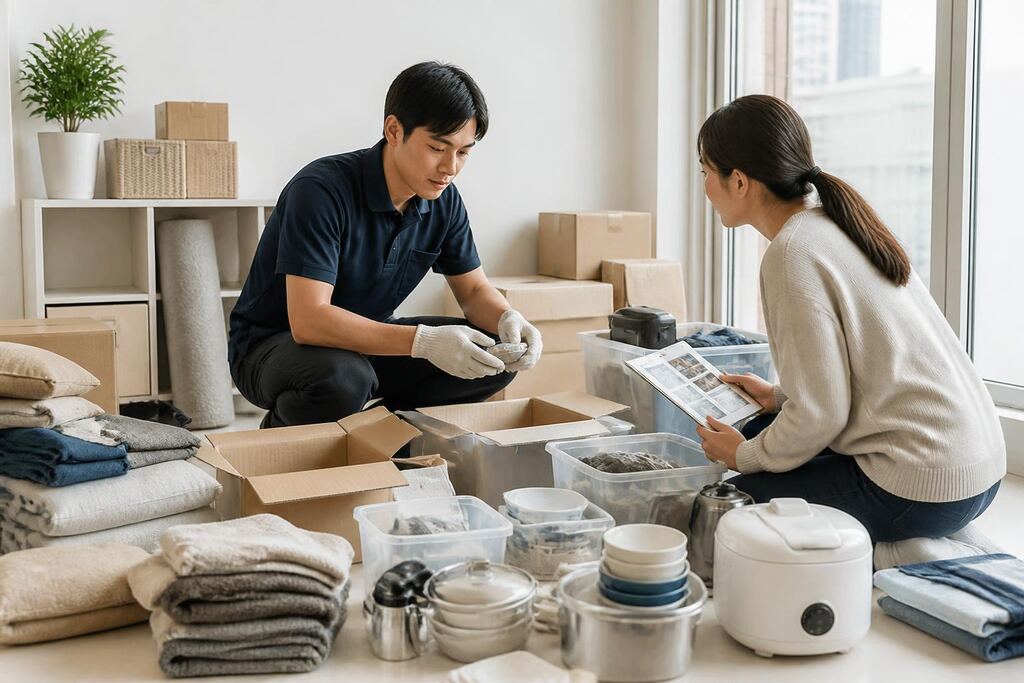 서울 용산구 폐기 전 분류·정리 이미지