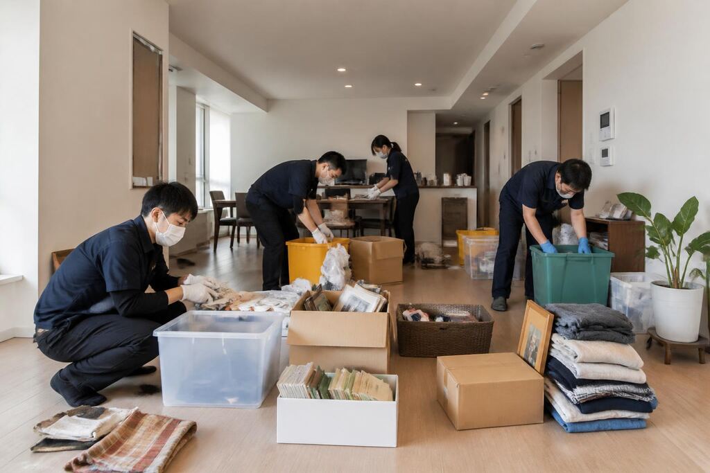 서울 성동구 유품정리 작업 범위와 현장 조건 이미지