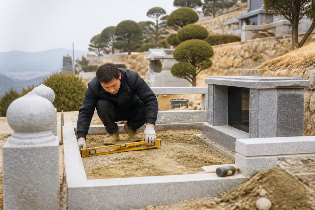 서울 종로구 납골묘 작업 범위와 현장 조건 이미지