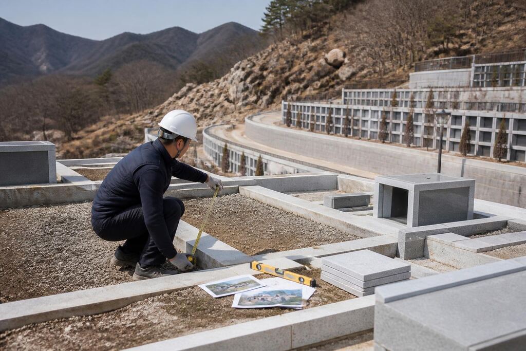 서울 동대문구 납골묘 작업 범위와 현장 조건 이미지