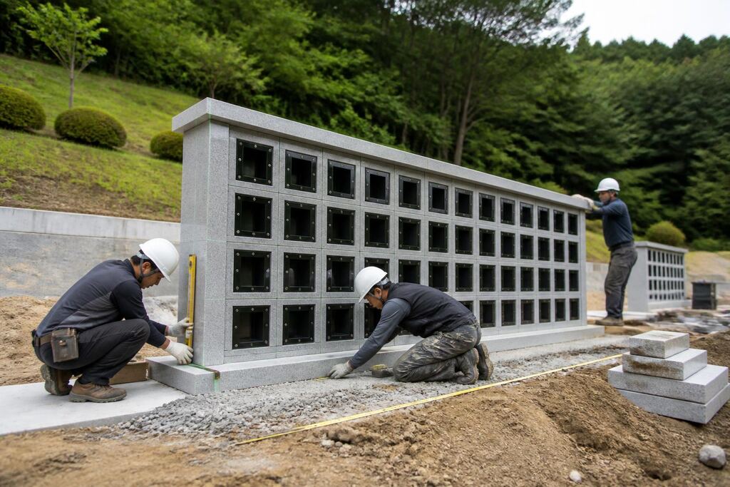 서울 은평구 납골묘 작업 범위와 현장 조건 이미지