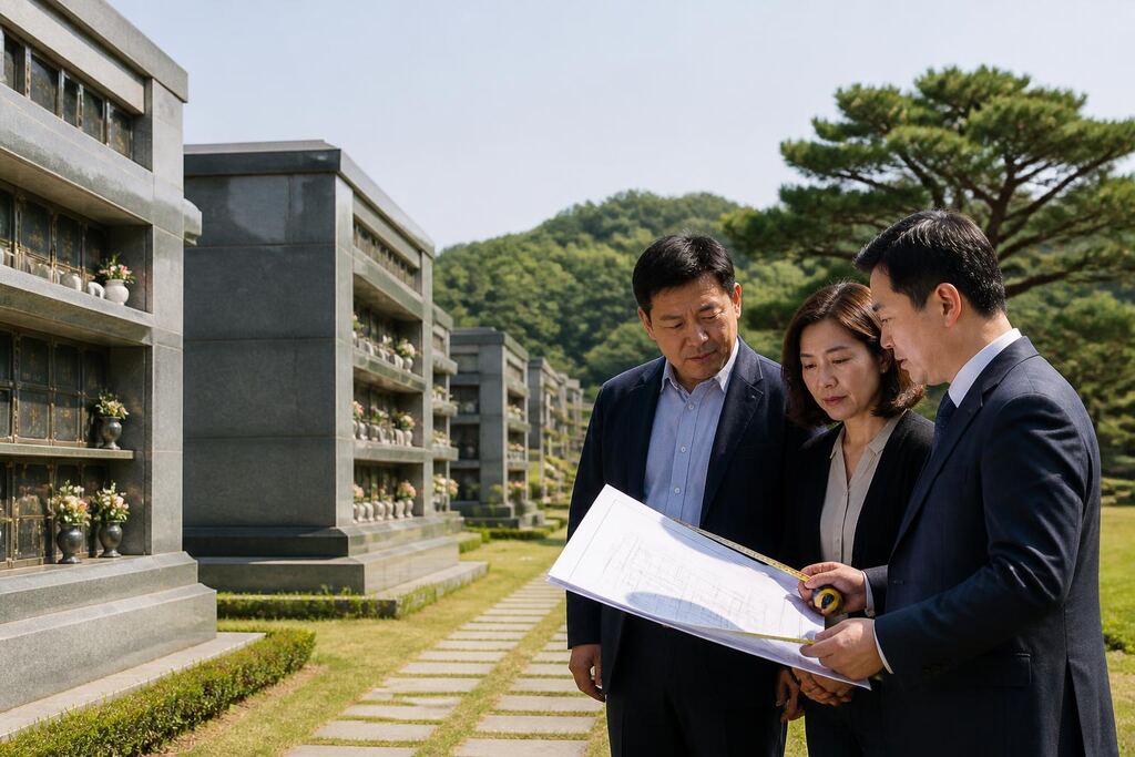 서울 서초구 납골묘 작업 범위와 현장 조건 이미지