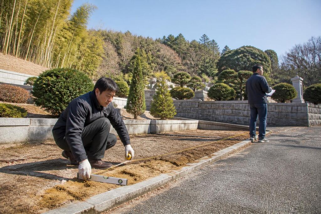 서울 강남구 납골묘 작업 범위와 현장 조건 이미지