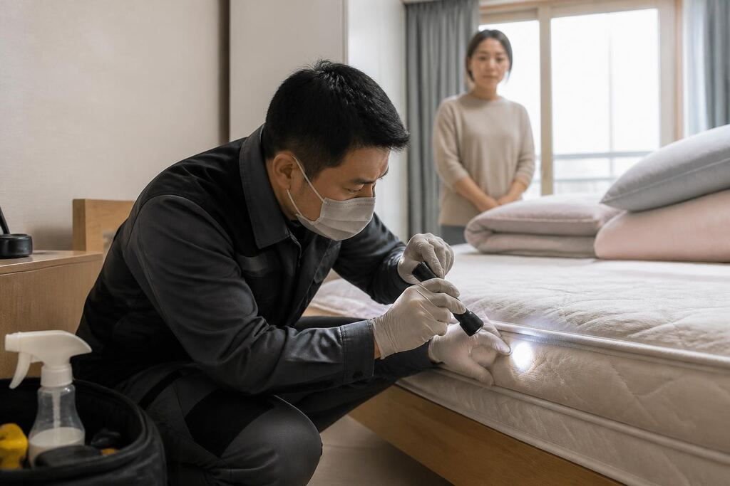 서울 중구 빈대 방제 작업 범위와 현장 조건 이미지