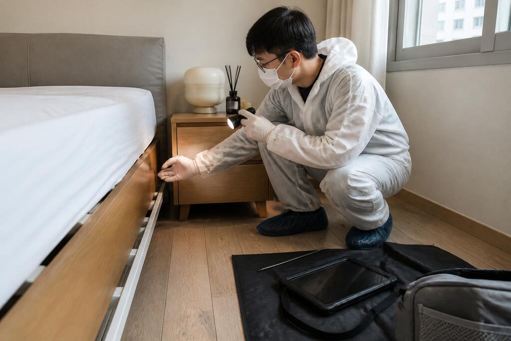 서울 성동구 빈대 방제 작업 범위와 현장 조건 이미지