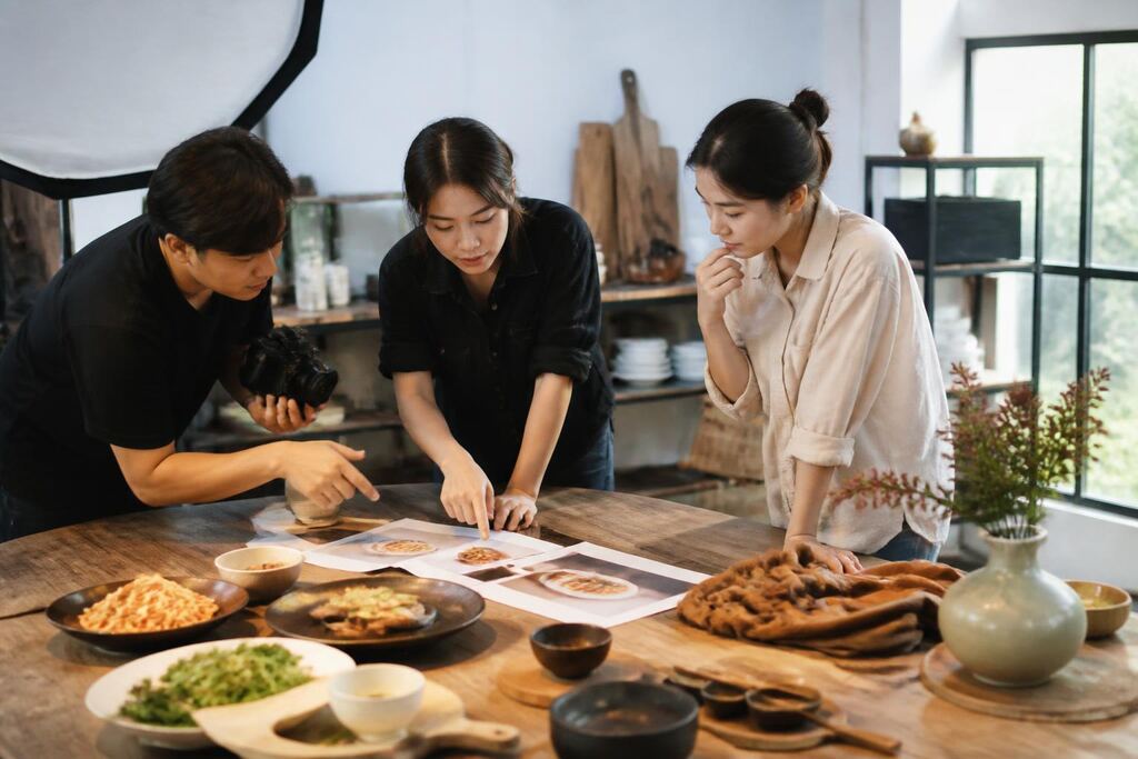 서울 중구 음식·메뉴 촬영 작업 범위와 현장 조건 이미지