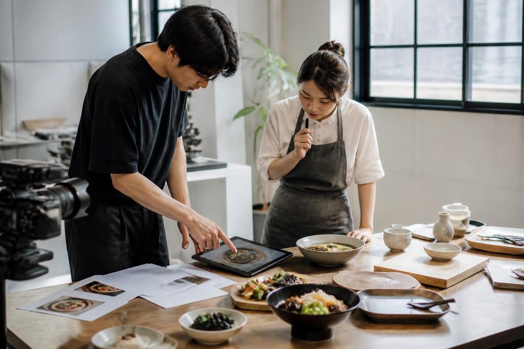 서울 용산구 음식·메뉴 촬영 작업 범위와 현장 조건 이미지