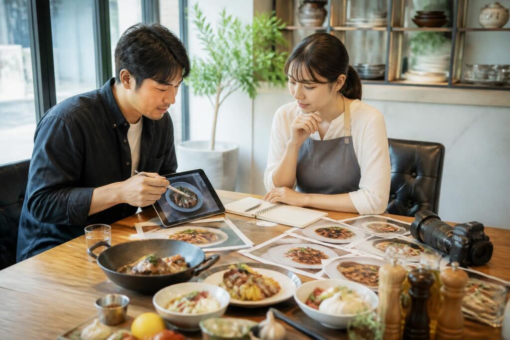 서울 성동구 음식·메뉴 촬영 작업 범위와 현장 조건 이미지