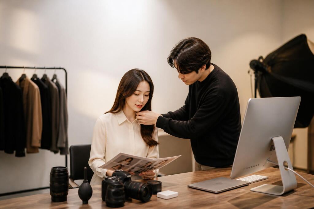 서울 용산구 증명·취업 사진 작업 범위와 현장 조건 이미지
