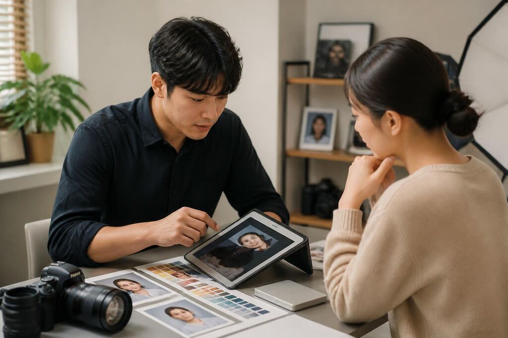 서울 마포구 증명·취업 사진 작업 범위와 현장 조건 이미지